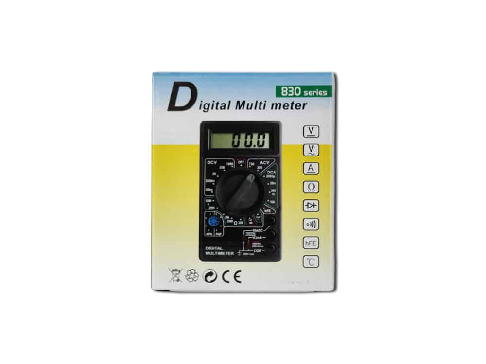 Multimetro digital Polimetro DT830D