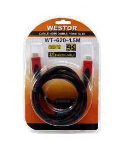 Westor WT-620-1.5M Westor Cable HDMI a HDMI mallado 1.5 metros WT-620-1.5M WESTOR