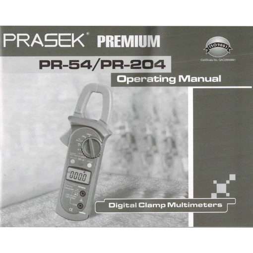 Westor PR-54 Prasek Pinza Amperimétrica Digital PR-54 PRASEK