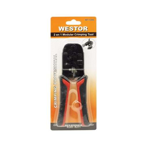 Westor WT-1285 Westor Alicate Crimping Metal para RJ11/RJ12 y RJ45 WT-1285 WESTOR