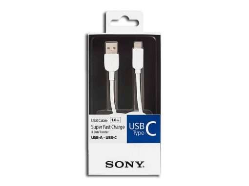 Westor CP-AC100/W Sony Cable de Carga y Transferencia de USB-A a USB-C CP-AC100/W SONY