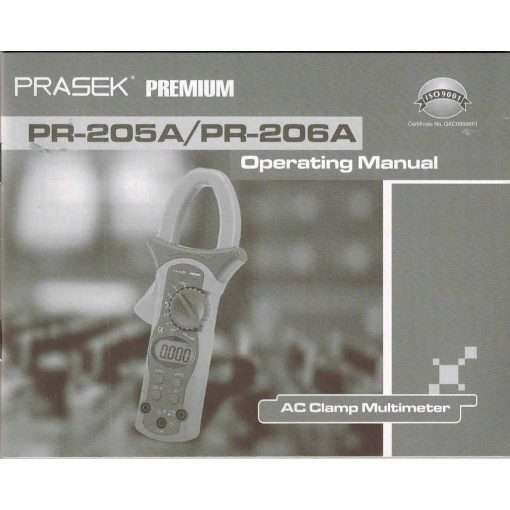 Westor PR-206A Prasek Pinza Amperimétrica Digital PR-206A PRASEK