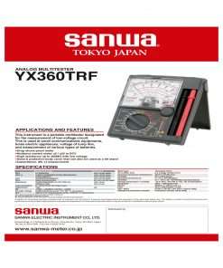 Westor YX360TRF Sanwa Multímetro Analógico con Tapa YX360TRF SANWA