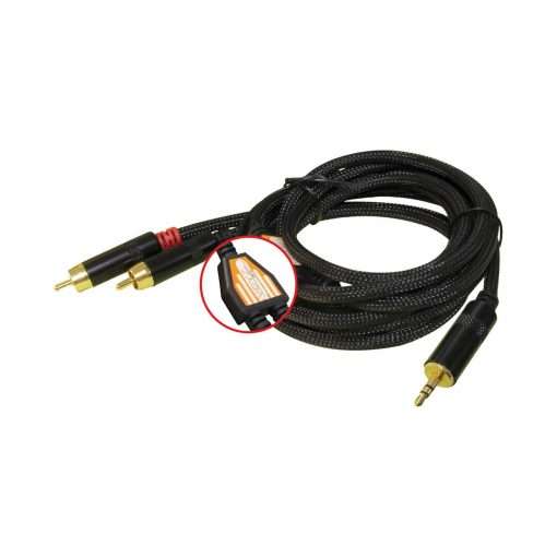 Westor VZ-N265-6FT Voyz Cable Plug Stereo 3.5mm a 2 Plug RCA VZ-N265-6FT VOYZ