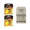 Westor MIHABA-BDDD4 Opalux Kit Cargador + 2 Baterías Recargables MIHABA-BDD3 OPALUX