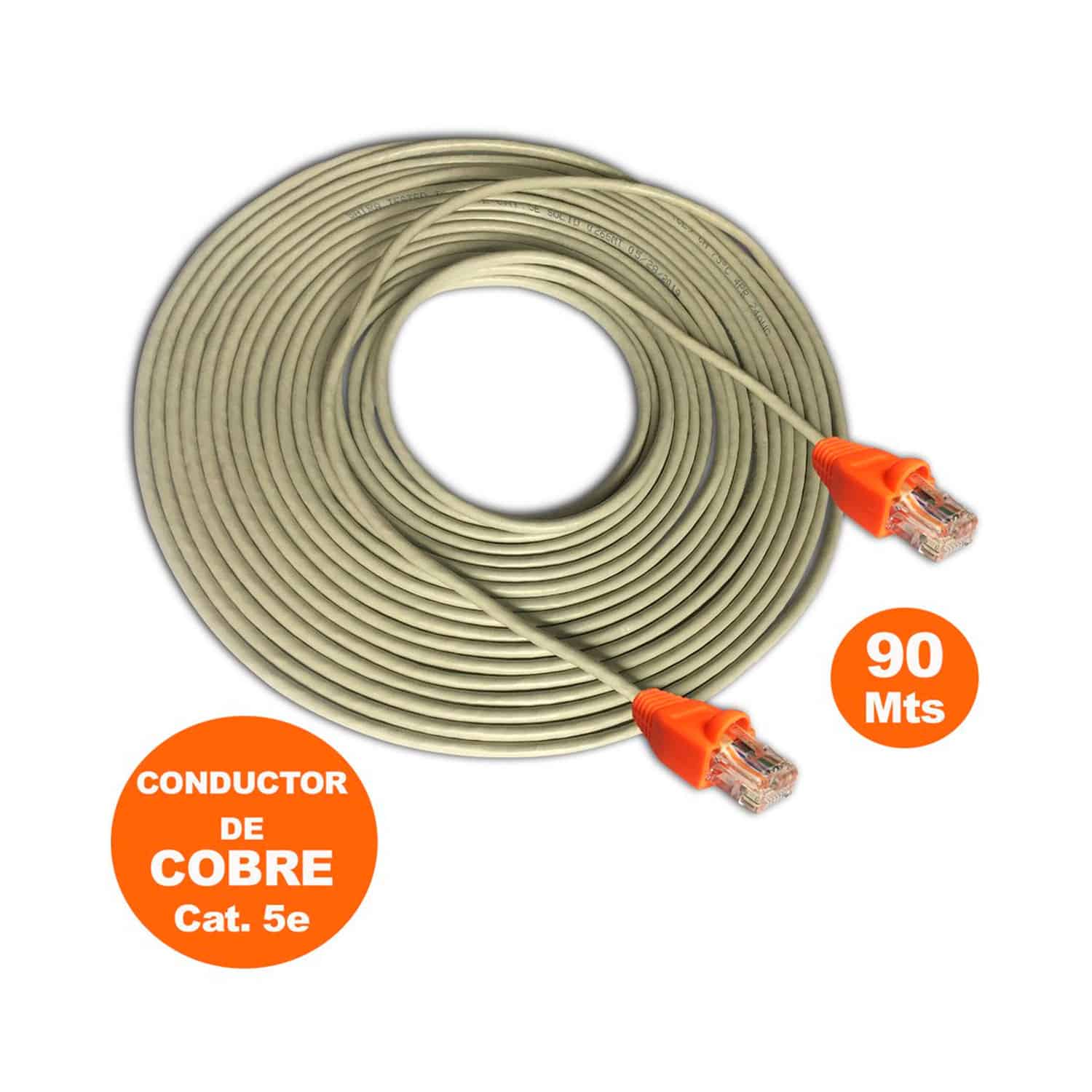 CAJA X 305 METROS CABLE DE RED UTP CAT 6 LSZH 24AWG PURO COBRE