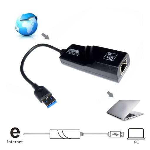 Westor USB3.0-GIGABIT-LAN Westor Adaptador de Red USB 3.0 a Ethernet USB3.0-GIGABIT-LAN WESTOR