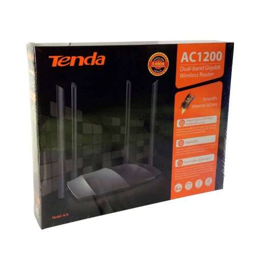 Westor AC8 Tenda Router Inalámbrico Banda Dual AC1200 Gigabit AC8 TENDA