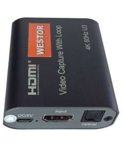 Westor HDMI-VID-OPTICO Westor Capturadora de Video Full HD 1080P HDMI-VID-OPTICO WESTOR