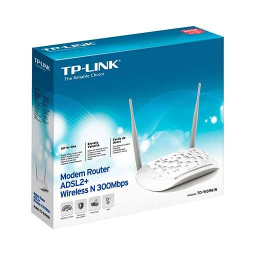 Westor TD-W8961N Tp-Link Módem-Router N300 ADSL2+ TD-W8961N TP-LINK