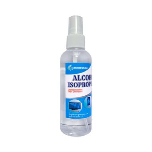 Westor ALC-ATO-120ML Ferrequim Alcohol Isopropílico 99% de Concentración 120ml con Atomizador ALC-ATO-120ML FERREQUIM