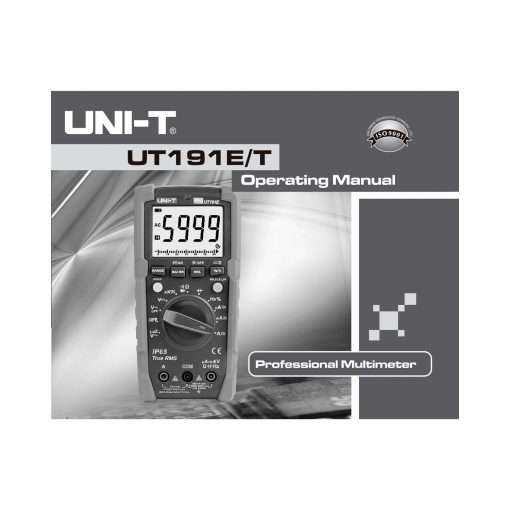 Westor UT191E Uni-T Multímetro Digital UT191E UNI-T