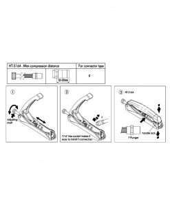 Westor HT-516A Hurricane Alicate Ponchador Conector F RG-59/RG-6 HT-516A HURRICANE