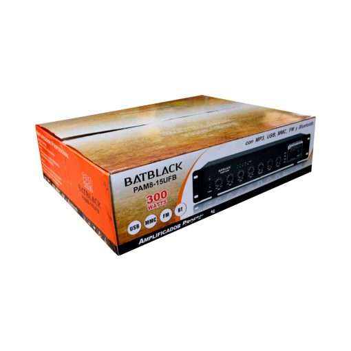 Westor PAM8-15UFB Batblack Amplificador de Audio 300W Bluetooth USB y Radio PAM8-15UFB BATBLACK