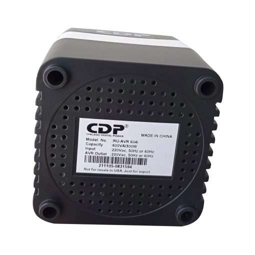 Westor RU-AVR604I CDP Estabilizador de Voltaje 600VA/300W 4 Salidas RU-AVR604I CDP