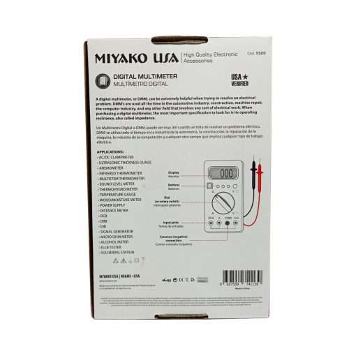 Westor 5505 Miyako Multitester Digital 3 1/2" LCD 5505 MIYAKO USA