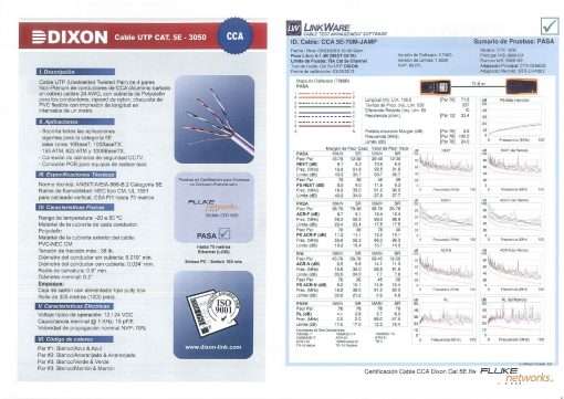 Westor 3050-RLL Dixon Cable UTP Cat. 5e 3050-RLL DIXON x Rollo