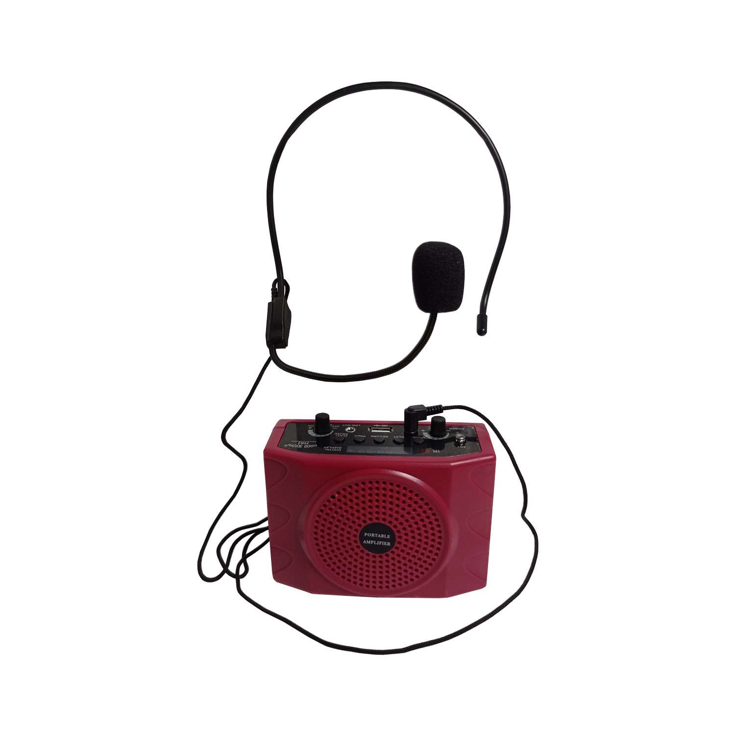 Mini Radio Portátil FM con Bluetooth, USB y Micrófono Tipo Vincha  JJ-91001-Blue - Promart