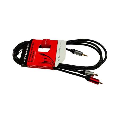 Westor LN-8241-2M L&N-ACOUSTICS Cable Plug de 3.5mm Stereo a 2 Plug RCA de 6.3mm 2M LN-8241-2M L&N-ACOUSTICS