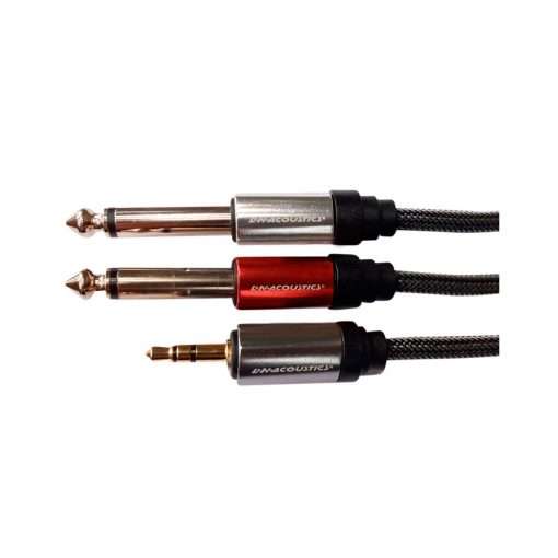 Westor LN-8266-2M L&N-ACOUSTICS Cable Plug de 3.5mm Stereo a 2 Plug Mono de 6.3mm 2M LN-8266-2M L&N-ACOUSTICS