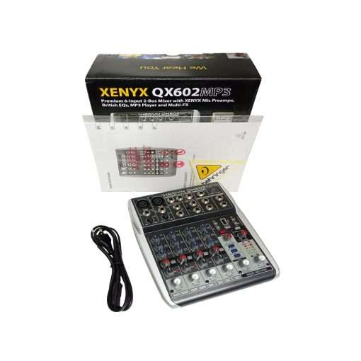 Westor QX602MP3 Behringer Mezclador 6 Entradas Analógico C/Reproductor MP3 XENYX QX602MP3 BEHRINGER