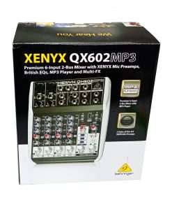 Westor QX602MP3 Behringer Mezclador 6 Entradas Analógico C/Reproductor MP3 XENYX QX602MP3 BEHRINGER