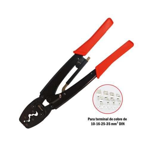 Alicate Crimping Metal 12,4″ para Terminales HT-504A HURRICANE