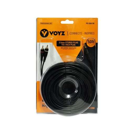 Westor PS-209-50 Voyz Cable Plug Stereo 3.5mm a 2 Plug RCA 15M PS-209-50 VOYZ