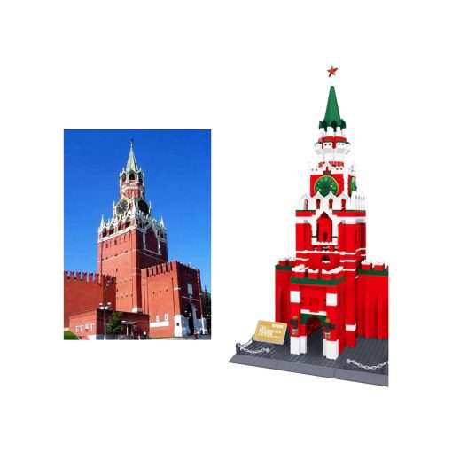 Westor NO.5219 WANGE Arquitectura de Rusia Kremlin de Moscú Block Armable 1048 Piezas NO.5219 WANGE