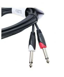Westor BJJ208/3M SOUNDKING Cable 2 Plug RCA a 2 Plug Mono 3.6mm 3 Metros BJJ208/3M SOUNDKING