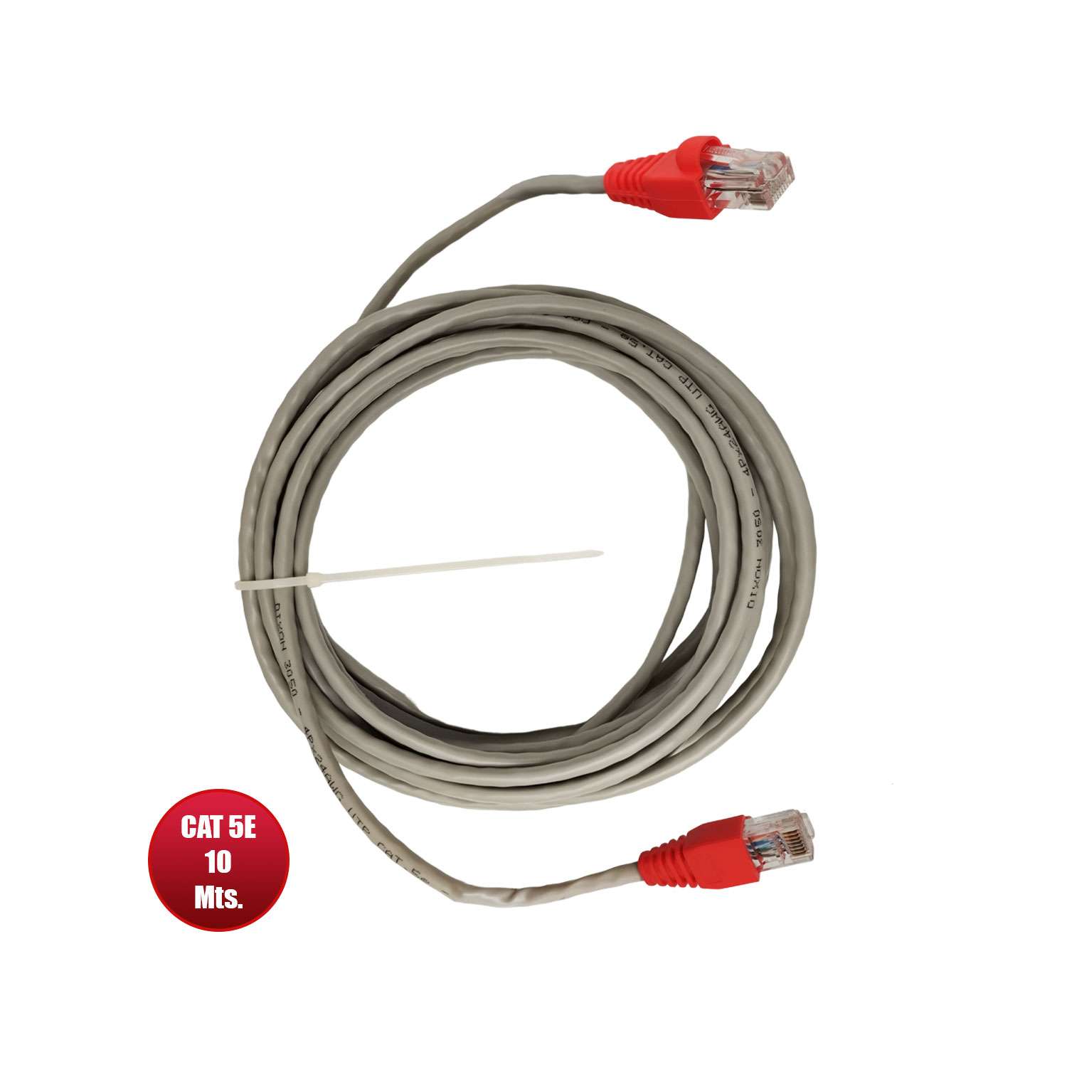 Cable De Red Utp Ethernet 10 Metros Cat 5e Armado Internet