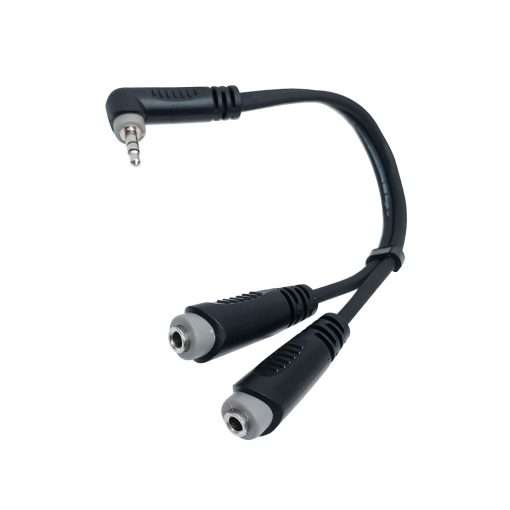 Westor RAYC400AL0.2 ROXTONE Cable Plug Stereo Tipo L 3.5mm a 2 Jack Stereo 20 cm RAYC400AL0.2 ROXTONE