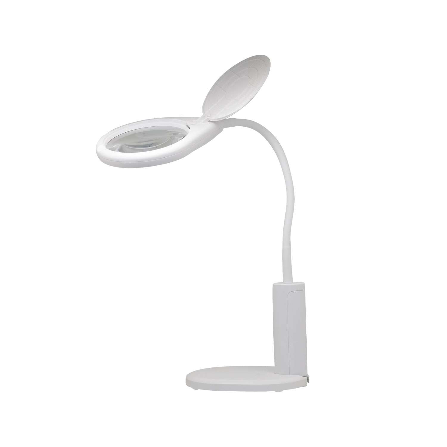 Lámpara de lectura de mesa de escritorio iluminada con lupa de luz LED lupa  10X