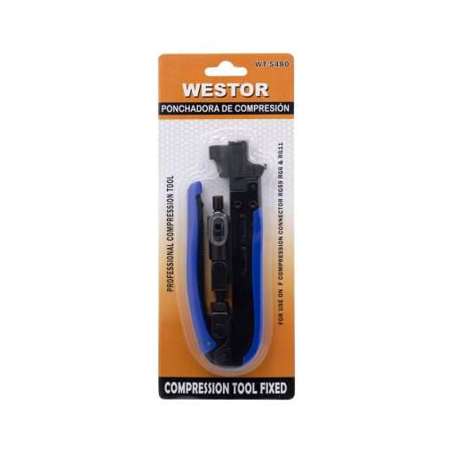 Westor WT-5480 Westor Alicate Ponchador P/Conector F/RCA/BNC WT-5480 WESTOR
