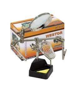 Westor WT-6372-KIT Westor Kit Cautín + Soporte con Pinzas y Lupa WT-6372-KIT