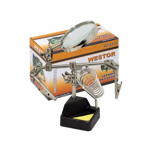 Westor WT-850LUPAKIT6 Westor Kit Multímetro Multitester + Cautín + Soporte lupa + Succionador + Pasta + Estaño WT-850LUPAKIT6 WESTOR