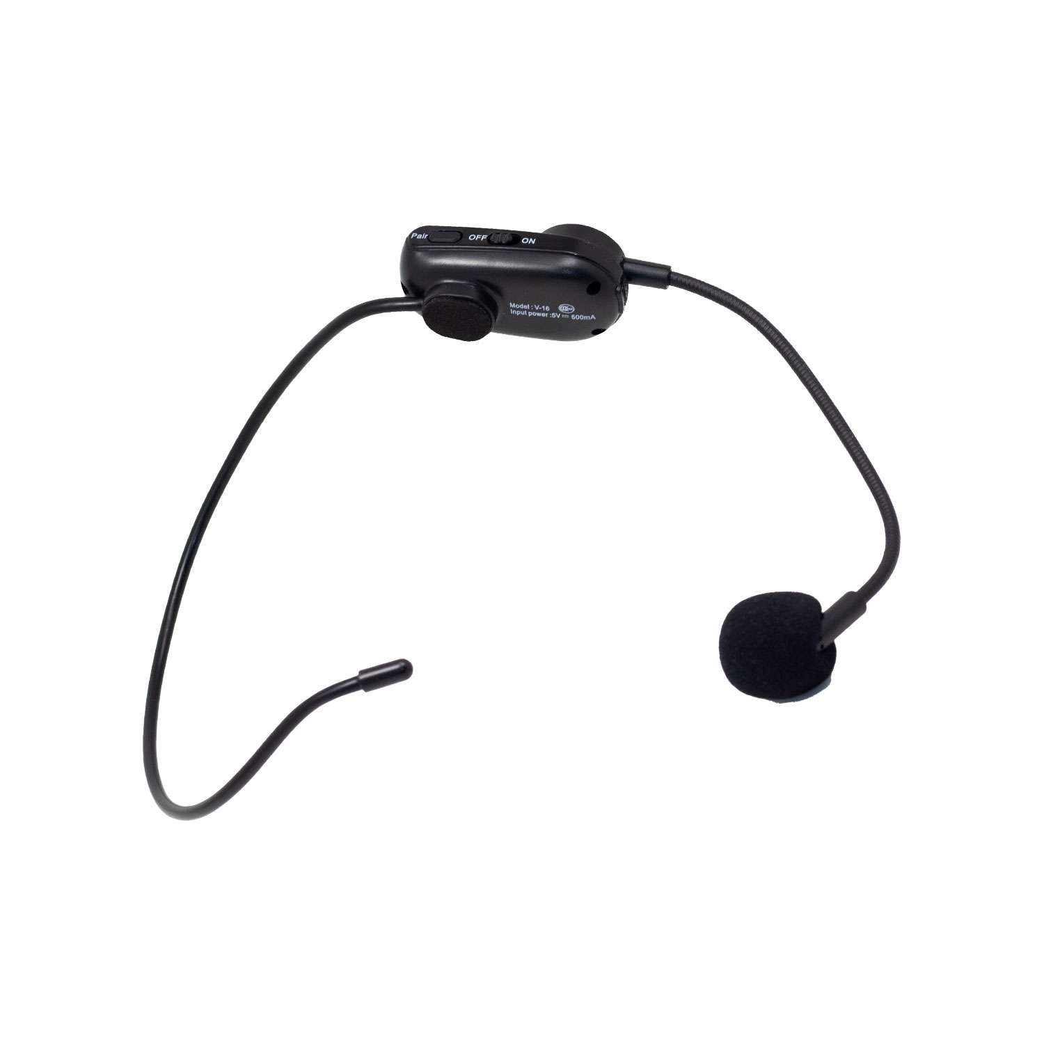 Parlante Amplificador de Voz Portátil Bluetooth Micrófono Diadema