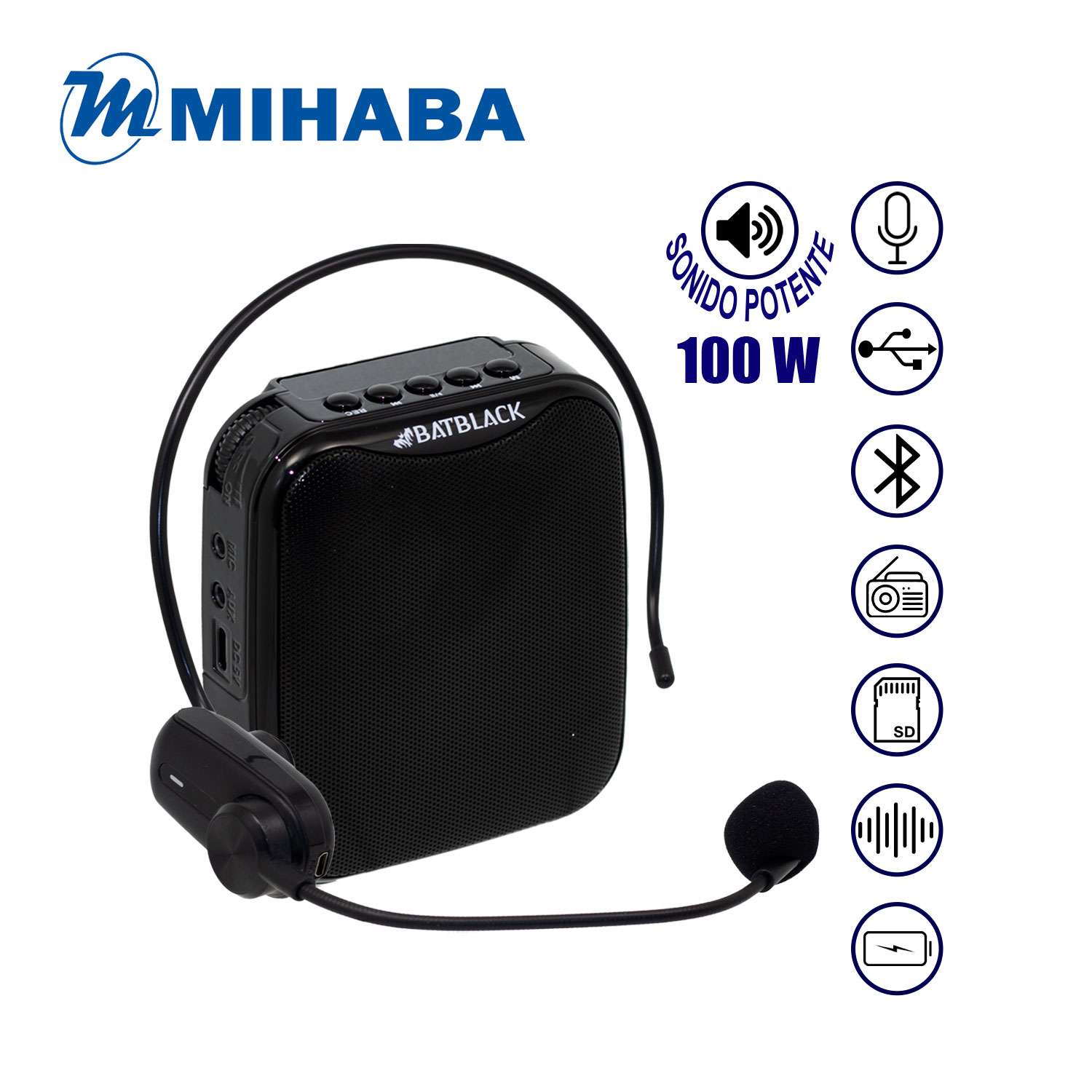 Comprar Mini amplificador de voz portátil, altavoz de voz Personal
