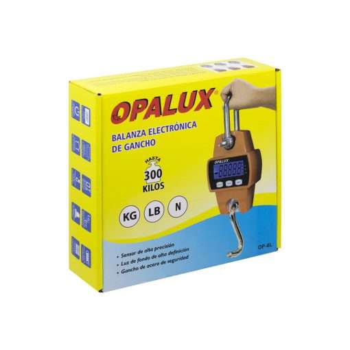 Westor OP-6L Opalux Balanza Electrónica de gancho con Pantalla LED OP-6L OPALUX