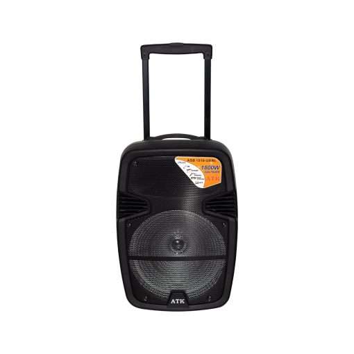 Westor ASB1510-UBRL Parlante Amplificado 15" 1800W Conexión Bluetooth, FM, USB,SD CARD con 1 Micrófono Inalámbrico ASB1510-UBRL ATK