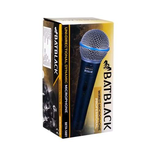 Westor BETA-58BT Batblack Micrófono Vocal Dinámico con Cable BETA-58BT BATBLACK