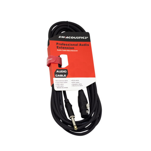 Westor LN-AMC11-5M L&N-ACOUSTICS Cable para Micrófono Jack XLR a Plug Mono 5Mts LN-AMC11-5M L&N ACOUSTICS