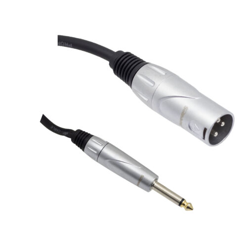 Westor BXJ010-A/3M SOUNDKING Cable Plug Mono 6.3mm a Plug XLR 3 Metros BXJ010-A/3M SOUNDKING