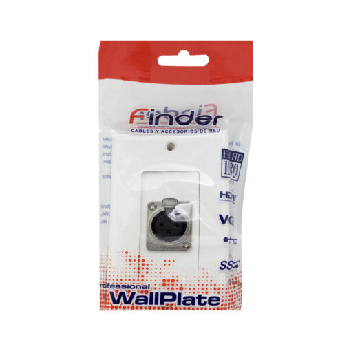 Westor TM-1422 Finder Placa de Pared Canon XLR 3 Pines TM-1422 FINDER