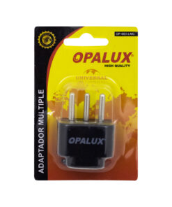 Adaptador Enchufe con Toma Tierra OP-603-LNG OPALUX 8 Westor OP-603-LNG Opalux Adaptador Enchufe con Toma Tierra OP-603-LNG OPALUX