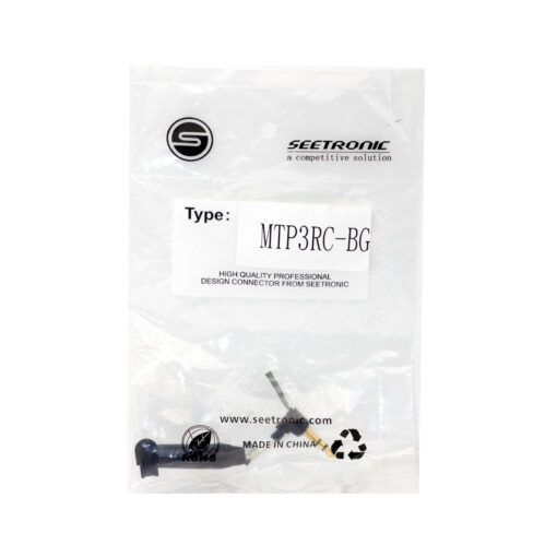 Westor MTP3RC-BGNG Seetronic Plug Mono 3.5mm Tipo L con Pin Dorado MTP3RC-BGNG SEETRONIC