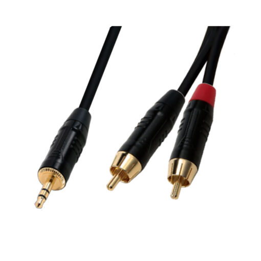 Westor BJJ323/2M Cable 1 Plug Stereo 3.5mm a 2 Plug RCA 2 Metros BJJ323/2M SOUNDKING