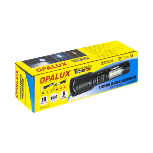 Westor OP-1743 Opalux Linterna LED Táctica Multifunción 10W OP-1743 OPALUX