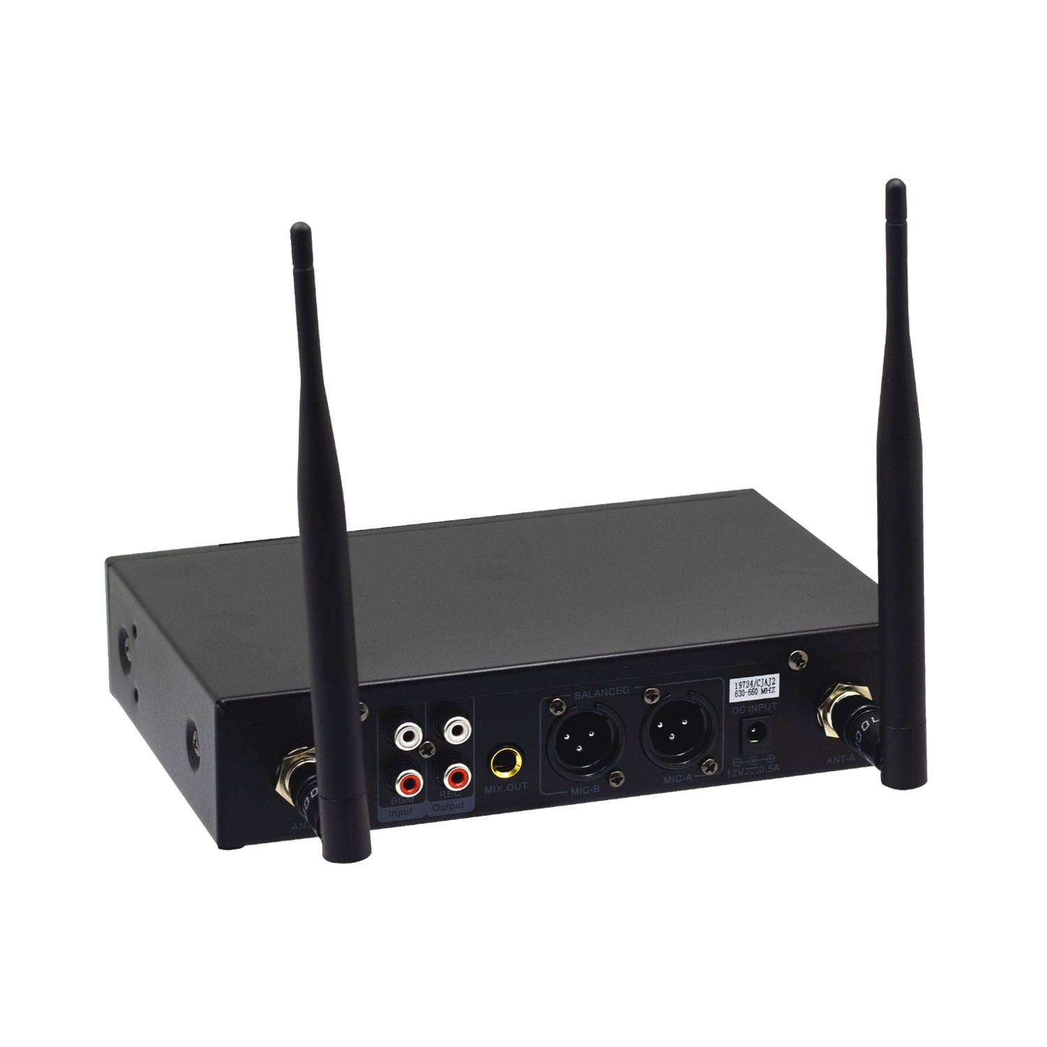 BT-772-5 Westor BT-772 Batblack Micrófono UHF Doble con Bluetooth UHF BT-772 BATBLACK