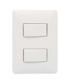 Interruptor Doble Unipolar BM1201 OPALUX